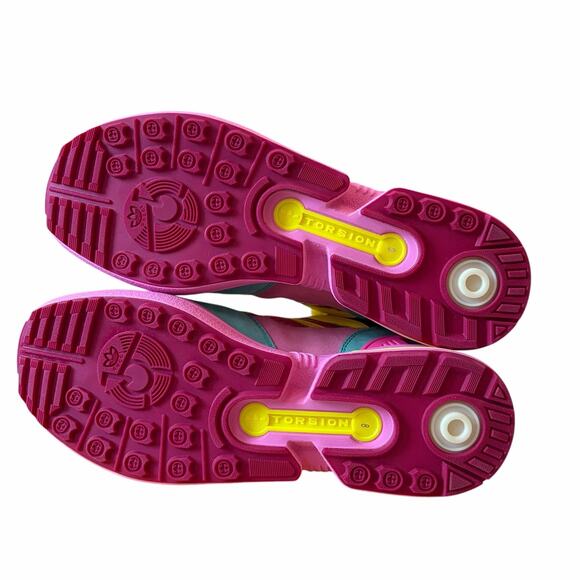 Gucci X Adidas ZX 8000 Low Top Sneakers Womens Pink Green 8 | US 8.5 New main image 13